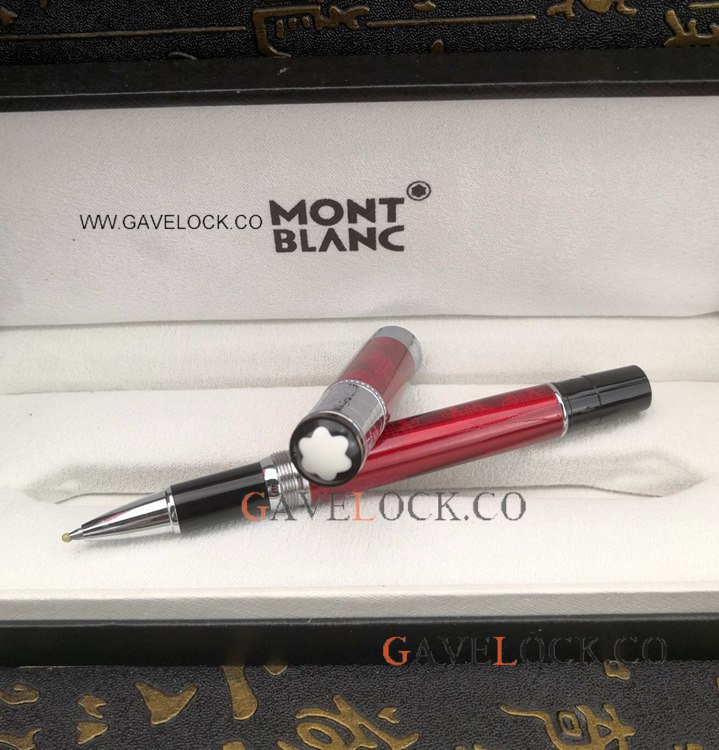 Mont Blanc Special Edition Pens Red Rollerball Pen